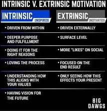 Difference between Intrinsic and Extrinsic Motivation