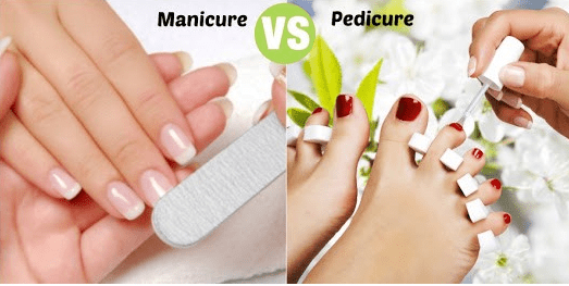 Difference between Manicure and Pedicure