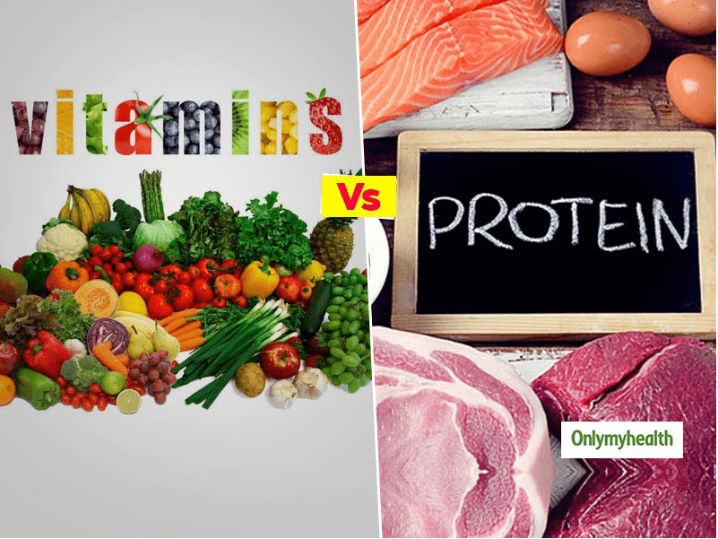 Difference between Vitamins and Proteins