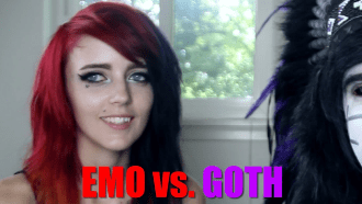 Differences between emo and goth