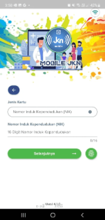 Mobile jkn Accunt Sign in
