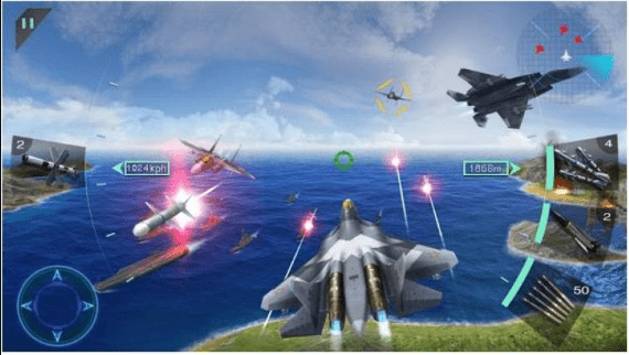 sky fighters 3d mod apk latest version