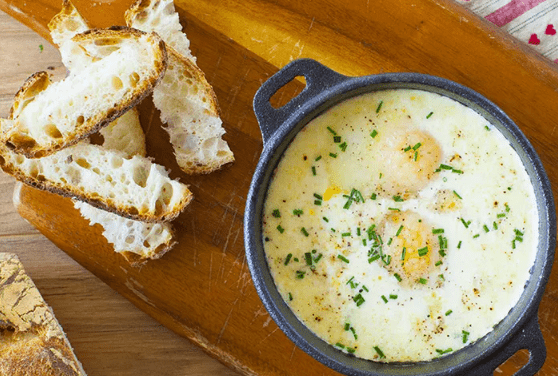 Oeufs Cocotte (Baked Eggs)
