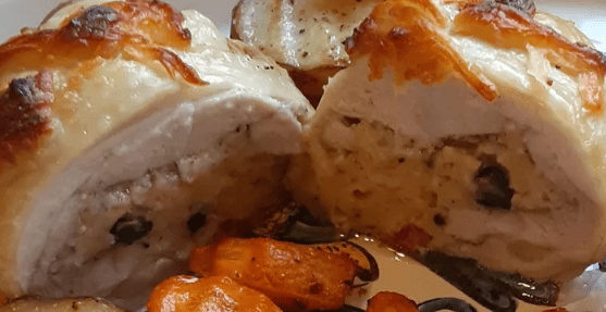 broccoli and cheese stuffed chicken thighs